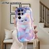 Phone Case: 2D Flat Samsung Galaxy A34 A35 M05 M06 S20 S22 S21 FE Plus 5G Protective Case, Couples Style, Cloud Cat, Christmas and Halloween Gift