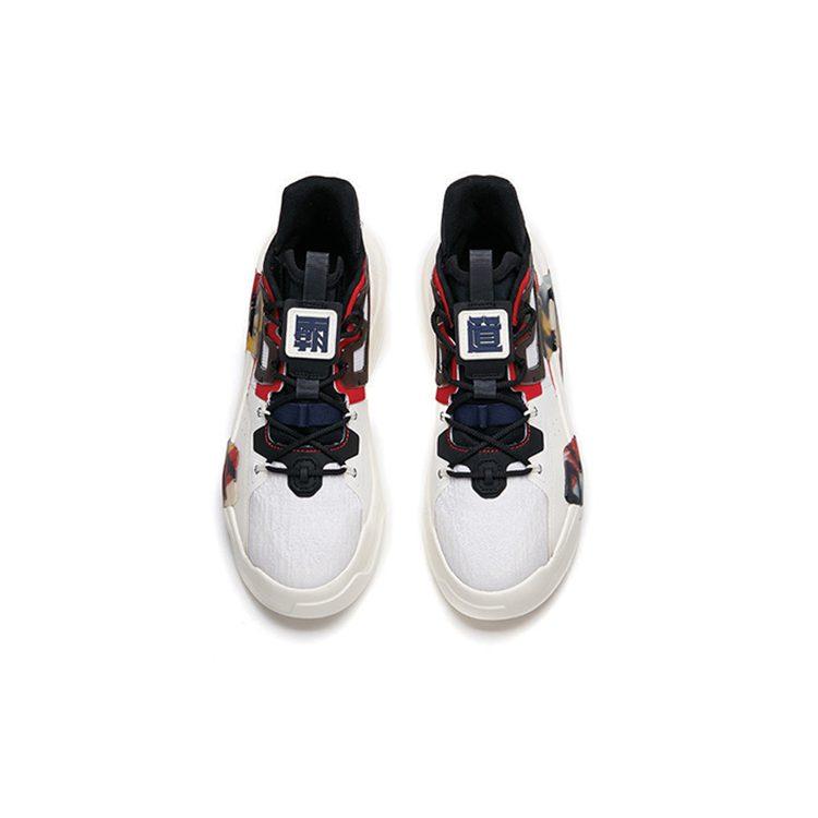Anta Bastard Coverage Slip Resistant Thermal Low top Skateboard Shoes Women's White Black Red 122138081S-3