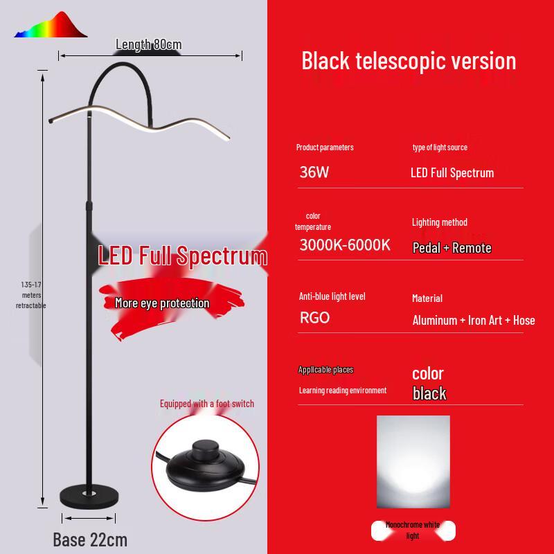 Nufeng Minimalist Rechargeable Piano-Style Floor Lamp