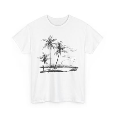 Palmenhemd, Sommerurlaub Strandliebhaber Damen Herren Hemd