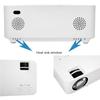 176" 1080P HD 7000LM LED Projector+HDMI/AV Cable Mini Home Movie Video Projector for HDMI USB SD VGA AV TV Laptop Game New