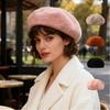 Young Ladies Vintage Casual Autumn Winter Windproof Thermal Daily Use Party Warm Women's Beret Cap