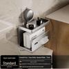 Multifunctional Carbon Steel Bathroom Tissue Holder