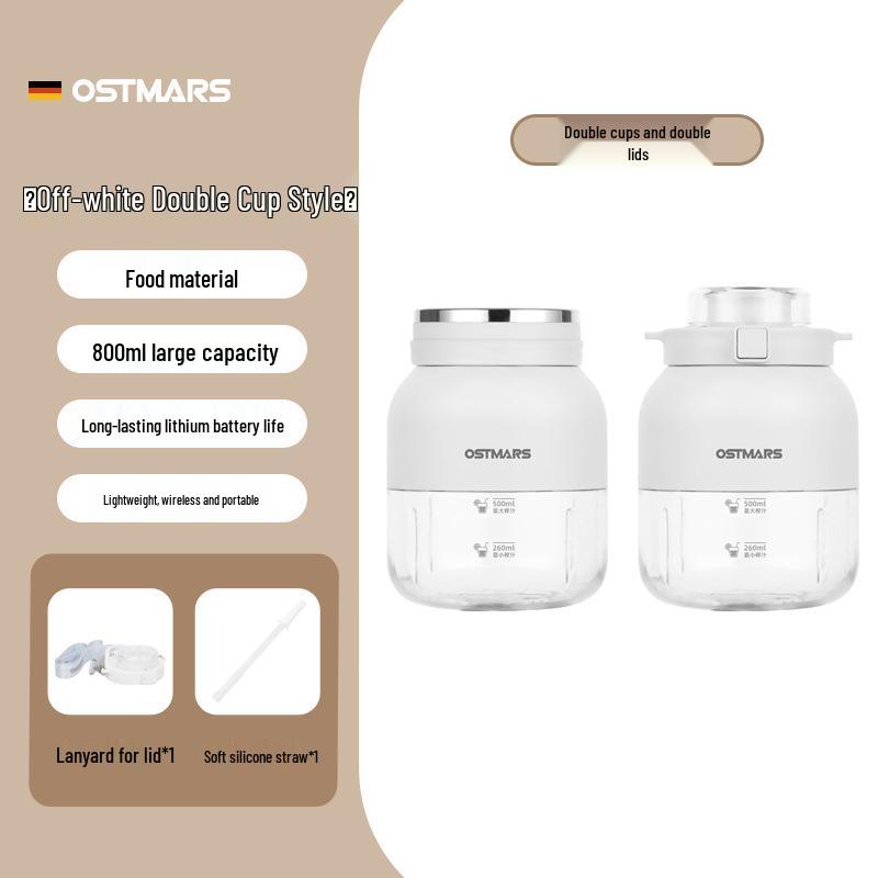 OSTMARS Portable Wireless Multifunctional Juicer with Ice Crusher