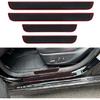 4pc Rubber For Jeep Car SUV Door Scuff Sill Covers Step Protector Accessories