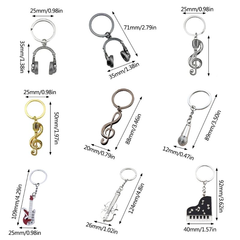 Chaveiro Criativo de Música Designs de Fone de Ouvido Pingente Adiciona Estilo e Funcionalidade às Suas Chaves Para Uso Diário