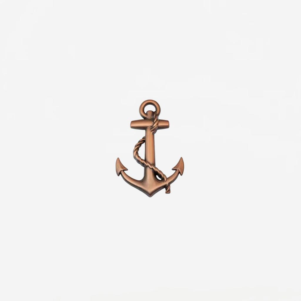 3D Metal Personality Car Stickers Boat Anchor Hooks Navy Emblem Grill Cross Badge Pirate Ship Car Body Sticker