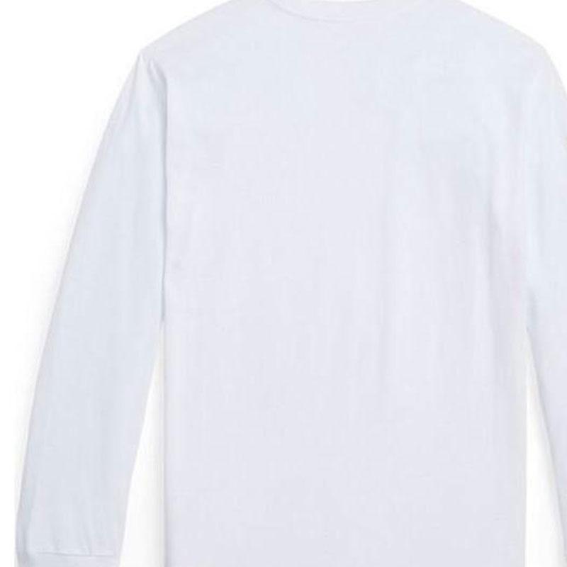 Polo Ralph Lauren Kids T-Shirt Ss23 Logo Embroidered Crew Neck Long Sleeve Kids Tops White 323853891-009
