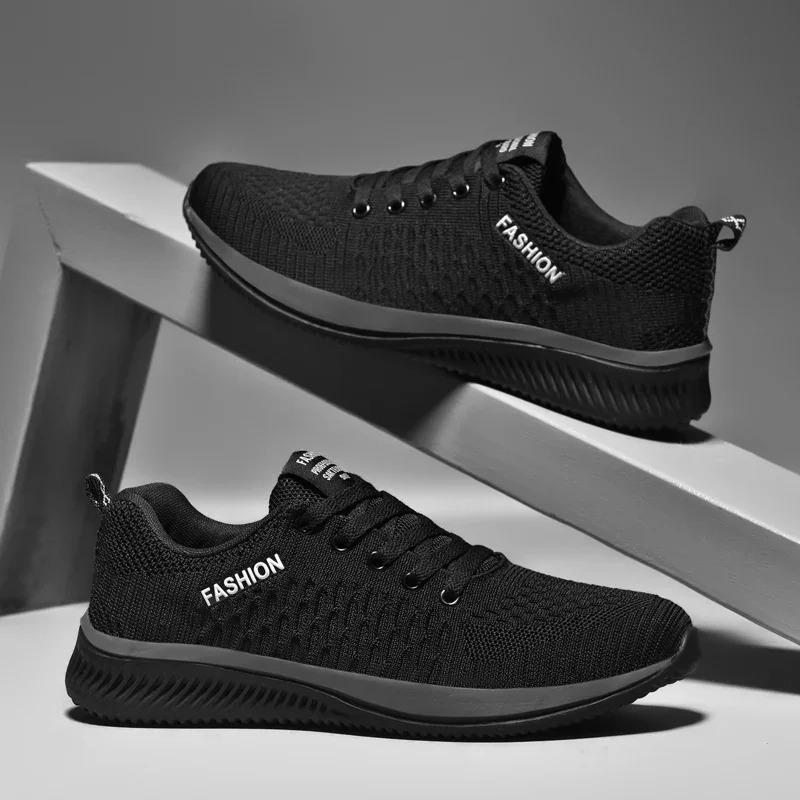 2026 Summer Mens Sports Shoes Breathable Casual Running Shoes Lightweight N-Slip Comfortable Sports Fitness Shoes Zapatillas
