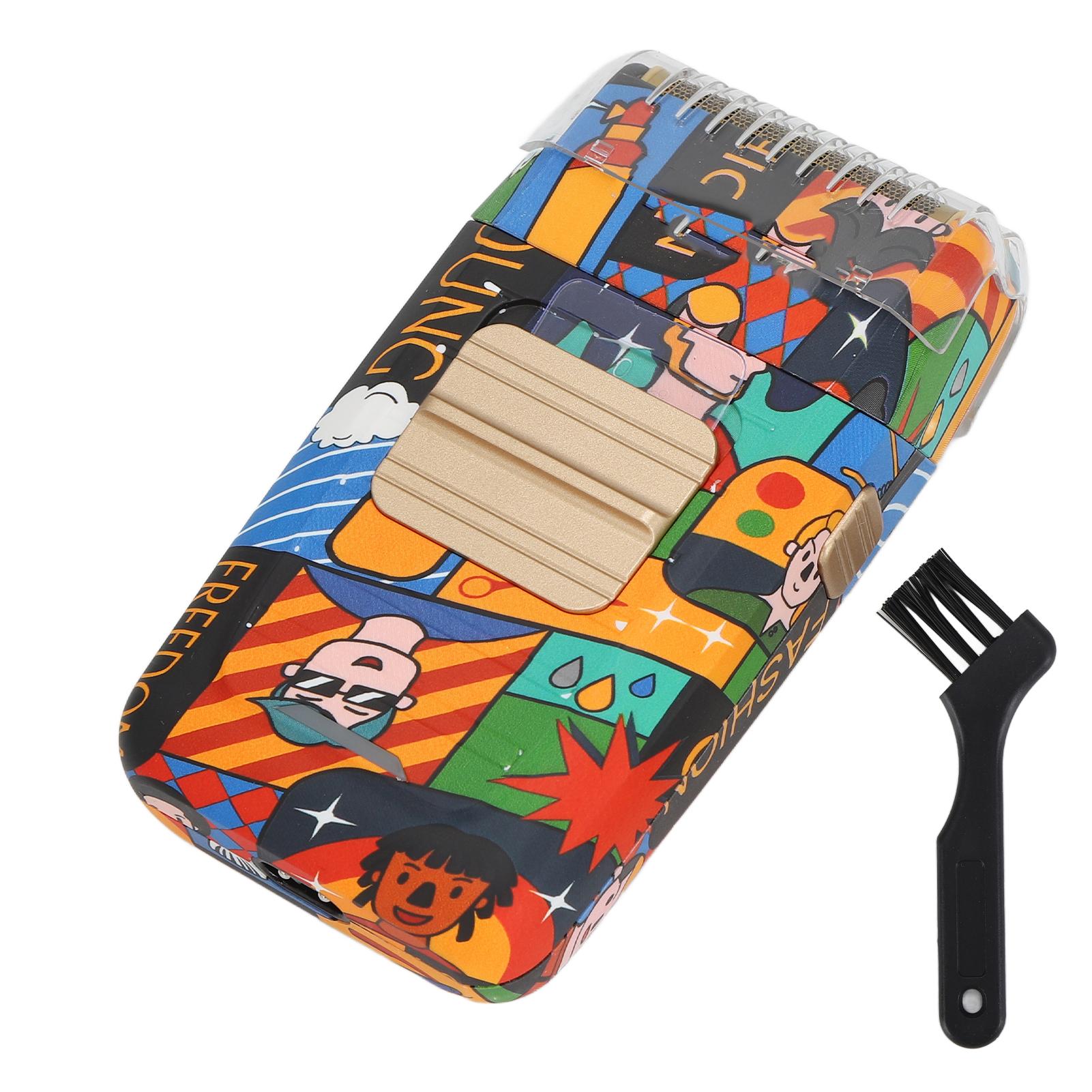 

Мужская машинка для стрижки волос с двойной сеткой USB, водонепроницаемая электрическая бритва для стрижки волос