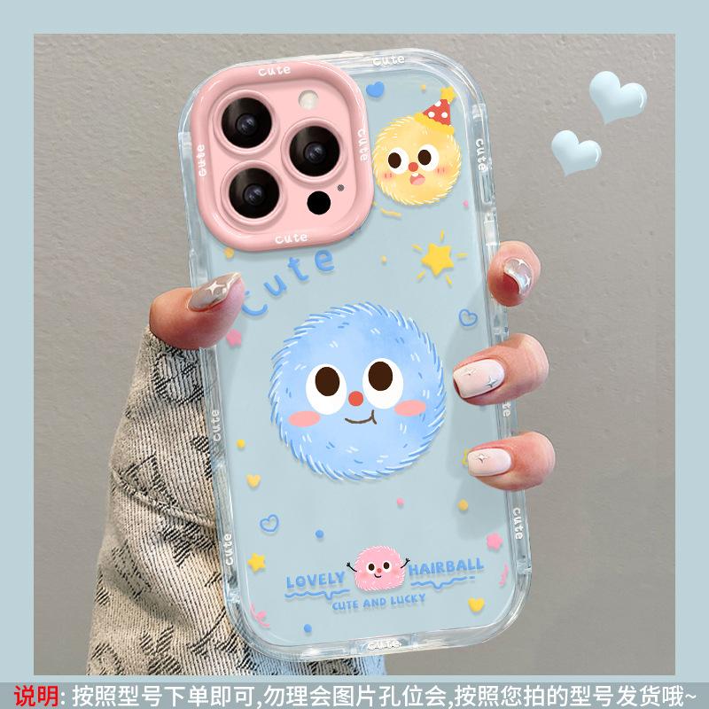 Colored briquettes are suitable for Apple 16 cute mobile phone case iphone13pro fulcrum bracket 15max sweet 14 women