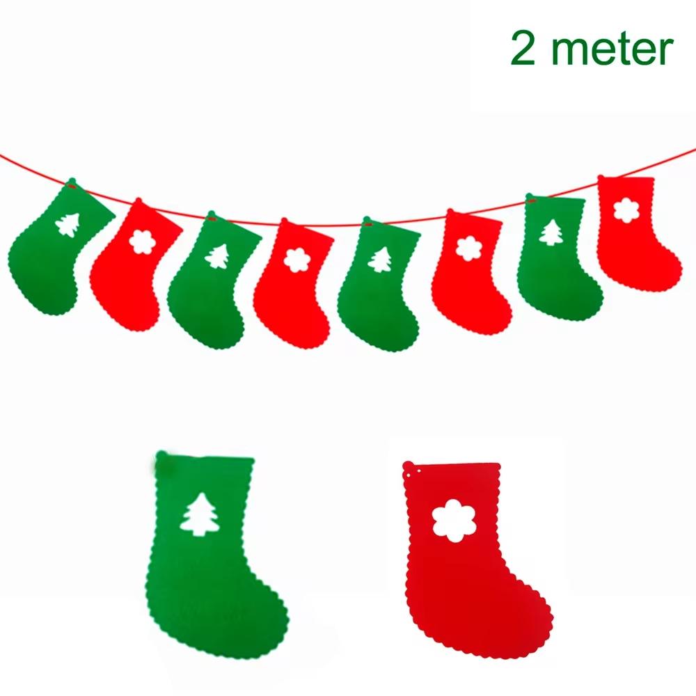 Christmas Banner Garland Merry Christmas Decorations For Home 2026 Christmas Ornaments Xmas Navidad Noel Gifts New Year 2026
