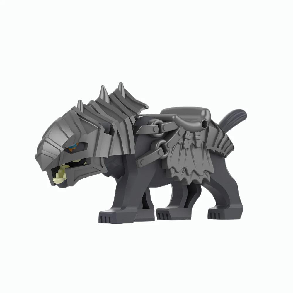 MOC Medieval Alchemy Room Kitchen Wizard Potion Building Blocks Devil's Spring Castle Road Lamp Witch Figures Scene Skull Bricks