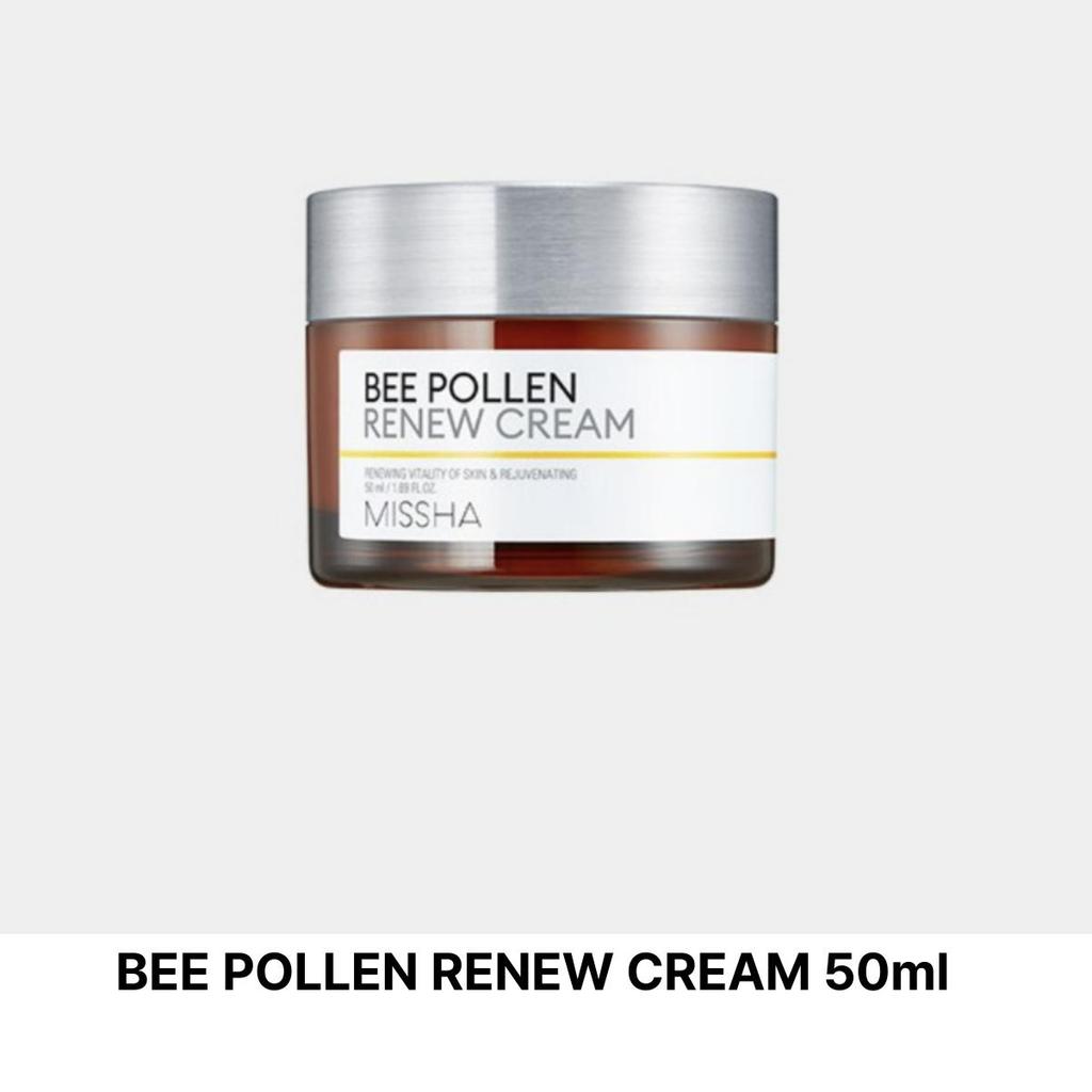MISSHA Bee Pollen Renew Ampoule 40ml + Cream 50ml + Mist Ampoule 30ml, 1set