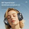 WH100 Bluetooth Earphones - Noise Cancelling Over-Ear Headphones with Music Playback
