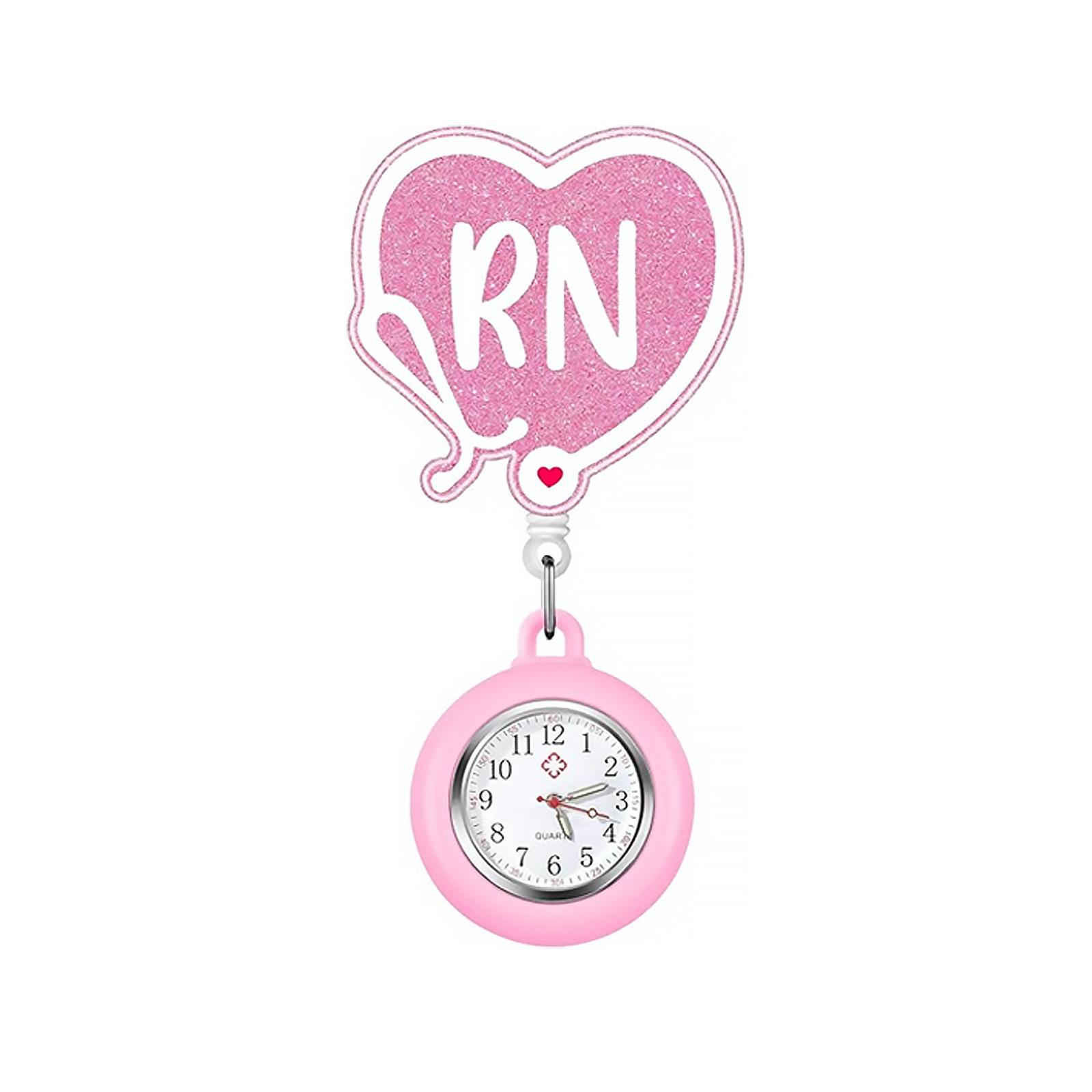

Doctor Watch Acrylic Nurse Watch Pocket Watch Fob Badge Holder For Workplace Healthcare Professionals