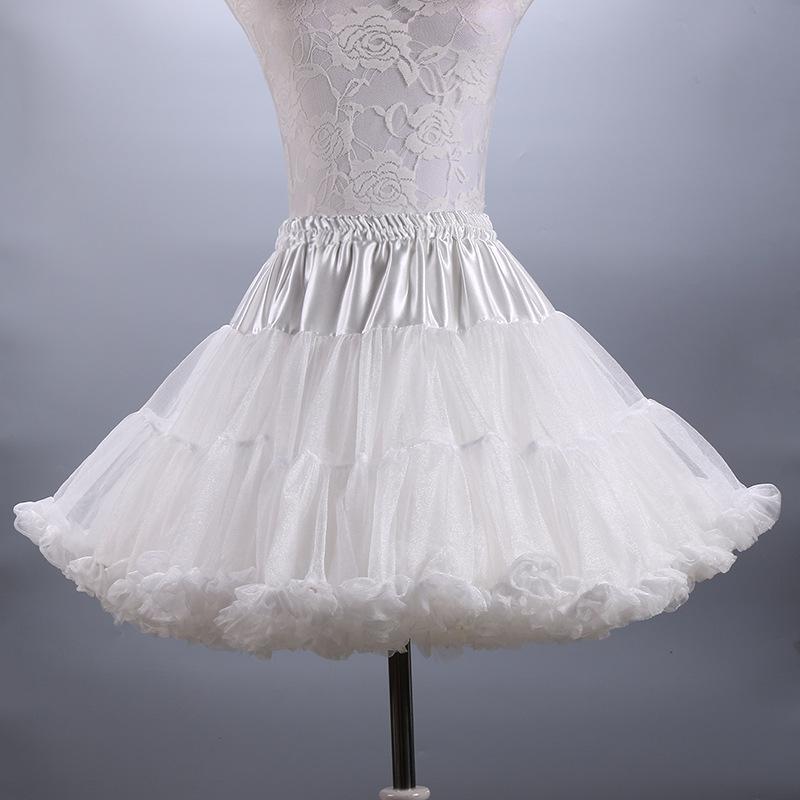 

Взрослая сетчатая полуюбка для косплея, свадебный подъюбник – стиль Лолита 40cm Regular