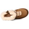 UGG Classic Novelty Cow Split Leather Short Snow Boots Women's Chestnut 1174574-CHE