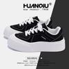 Global Big Head Casual Board Shoes Women's ZHQ68210 Spring New Popular Fashion Versatile Height-increasing Platform Shoes Women