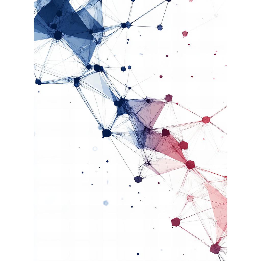 Geometria Połączeń Geometria Połączeń, 40X50 Cm, Rama Aluminiowa Złota, Papier Matowy 230 Gsm