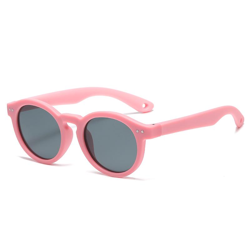 Trendy Kids' Polarized Sunglasses: Soft Silicone, Sun Protection, Stylish Outdoor Eyewear