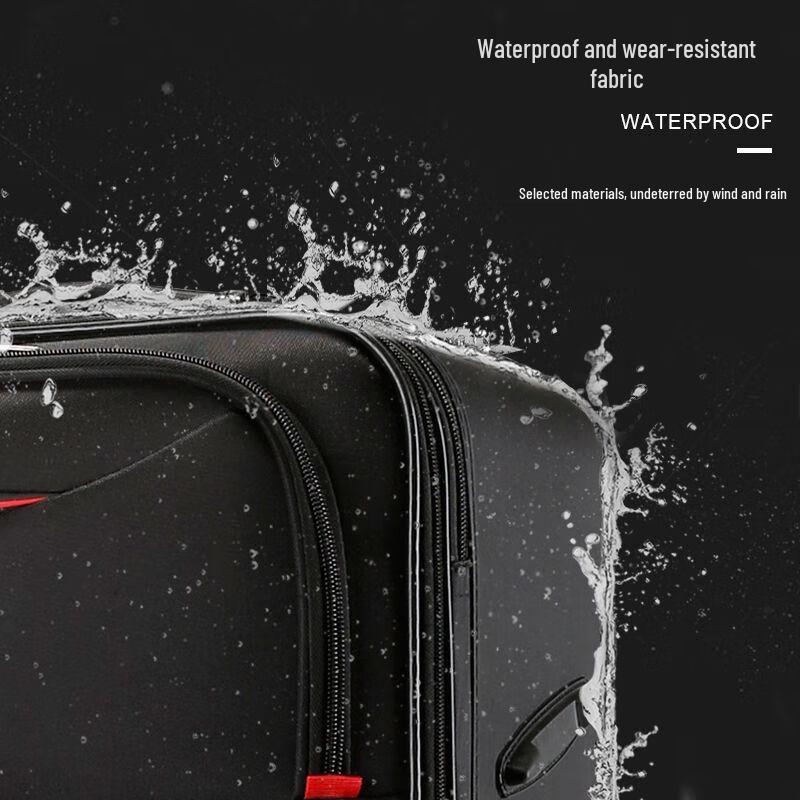 Spinner-Koffer aus Oxford-Stoff