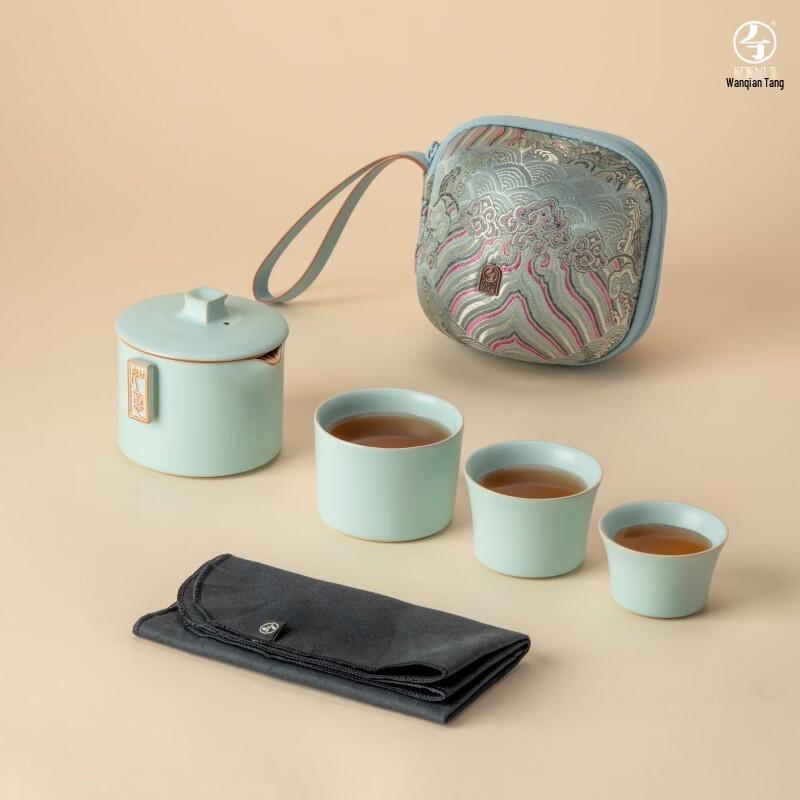 Edenus Ceramic Sancai Ruyi Tea Set