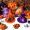 1/20pcs Halloween Hat-shaped Candy Box Ghost Witch Trick or Treat Box Set Party Favors Decor Holiday Gifts Packaging Supplies