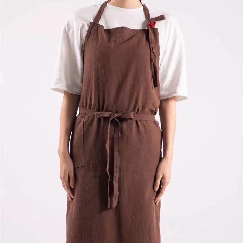 Japanese Korean Style Cotton Kitchen Apron