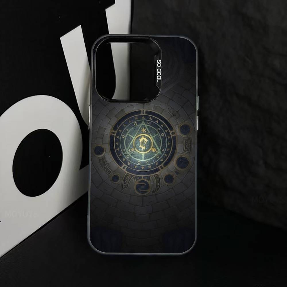 

W-Warcraft G-Game Phone Case For iPhone 17,16,15,14,13,12,11 Plus,Pro Max,XS,Colorful Silver Phone case Funda Cover iPhone14Pro