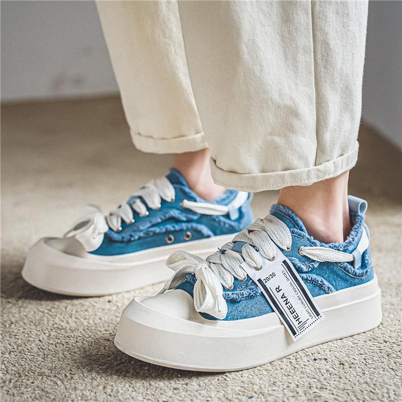 

Мужская обувь Холст Удобная вулканизированная обувь Мужские повседневные кроссовки Мода Студенческая обувь Мужская 39-44