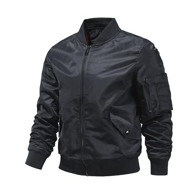Flight Jacket Spring and Autumn Bomber Jacket Baseball Jersey Plus Size