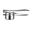 Stainless Steel Food Press Handheld Manual LongHandled Potato Ricer for Home Cooks,