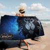 W-World Of W-Warcraft Beach Towel Cartoon Cute Summer Kids Large Bath Pool Beach Towel Microfiber Absorbent For Swimming Travel