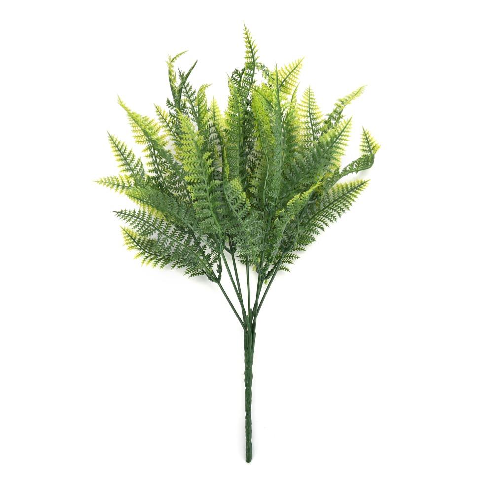 7 Branches Fern Artificial Plants Green Photo Props Fake Flowers DIY Accessories Plastic Artificial Fern Grass Plant Flower зелёный