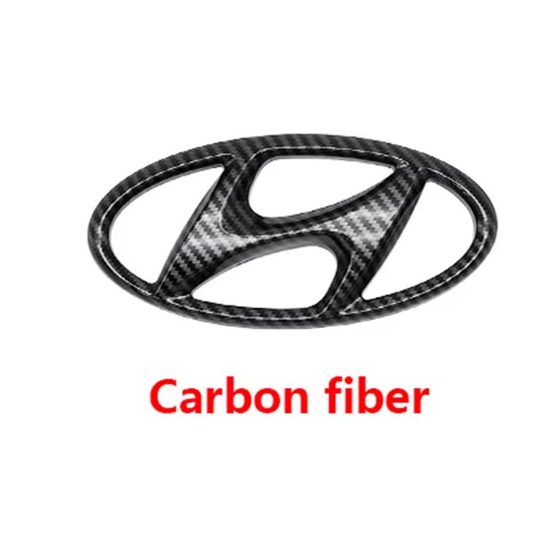 Hyundai Tucson Santa Fe Sonata Elantra Accent Ix35 Ix25 I30 I40 Car Logo Front Rear Emblem Sticker Auto Styling Accessories MM18