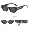 Vintage Fashion Irregular Square Sunglasses Women For Men Luxury Brand Designer Sun Glasses For Female Small Frame Eyewear Uv400