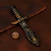Lightweight Safe Toy Halloween Plastic Fake Knife, Retro Pirate Weapon Prop, Simulation Texture Prop Cosplay Costume for Party, Stage Performance