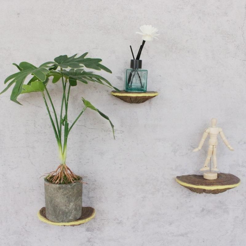 Mehrzweck Pilz Wand Schweberegale Set von 3, Home Office Dekorationen