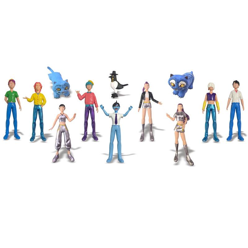 Anime Kpop Demon Hunters Figure Model Toy Cartoon Gaming Peripherals Desk Decoration Collection Figures Model Toy for Kid Gift