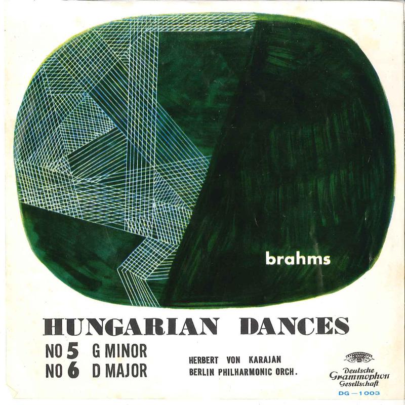 

7inch Record BRAHMS - Hungarian Dance No.5 No.6 DG1003 GRAMMOPHON Japan Pop Used