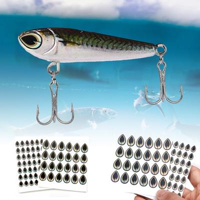 MUQZI Accessorio sportivo Universale Esca da pesca 3D Occhi Vividi Piccola Pesca