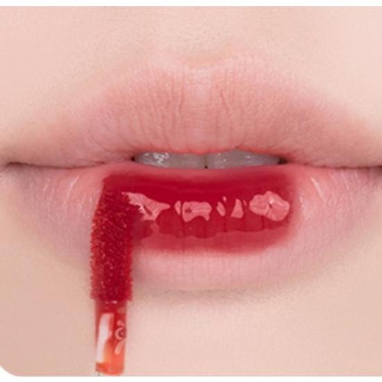 Rom&nd Juicy Lasting Tint 07 Cherry Bomb — Vibrant Glossy Cherry-Red Long-Lasting Lip Tint