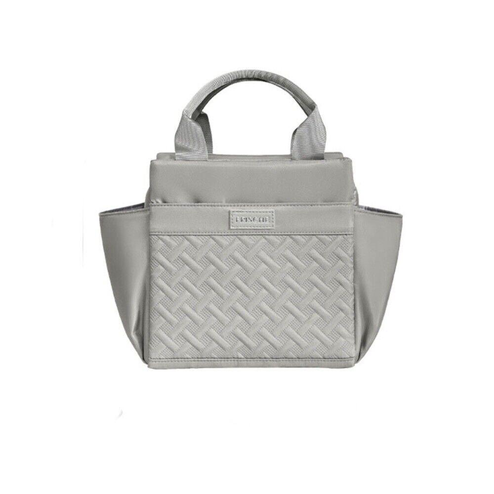 

Большая вместительная сумка-холодильник для еды, многоразовая сумка для пикника, новая сумка для ланч-бокса, дорожная сумка серый