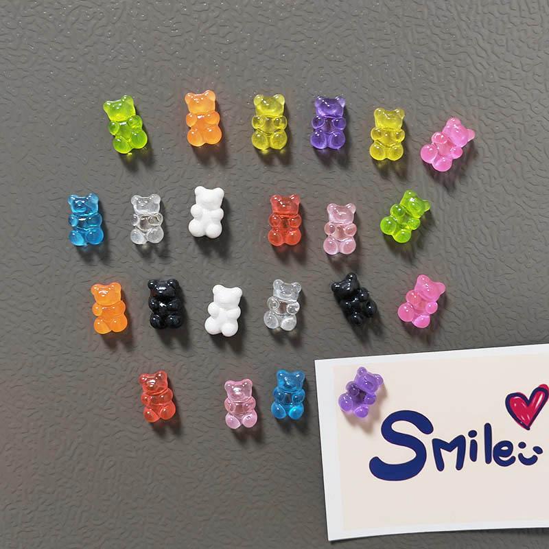 10 Stück Mix Farben Bär Kühlschrankmagnet Po Message Board Aufkleber Home Office Kühlschrank Dekoration Ornamente