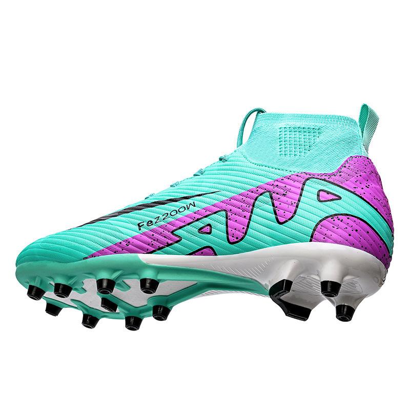 New Sports Youth Student Shoes Lawn Long Broken Sports Adult Football Shoes Men's and Women's Training Football Spikes