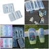Nail Art Moulds Silicone Template Nail Designing Tool Goldfish Series Silicone Handmade Molds for Manicure Creation