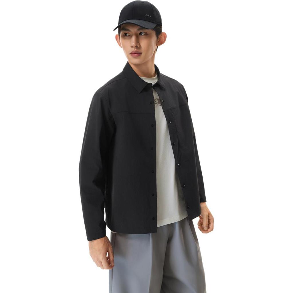 Li-Ning Windproof And Water-Resistant Fitness Series Logo Jacket Men Jackets AJDW251-1
