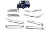 Exterior Garnish Kit for Daihatsu Tanto Custom Minor 2022 and Includes Rearview Mirror Front Bumper Front and Rear Fog Light and Body Aobexalt