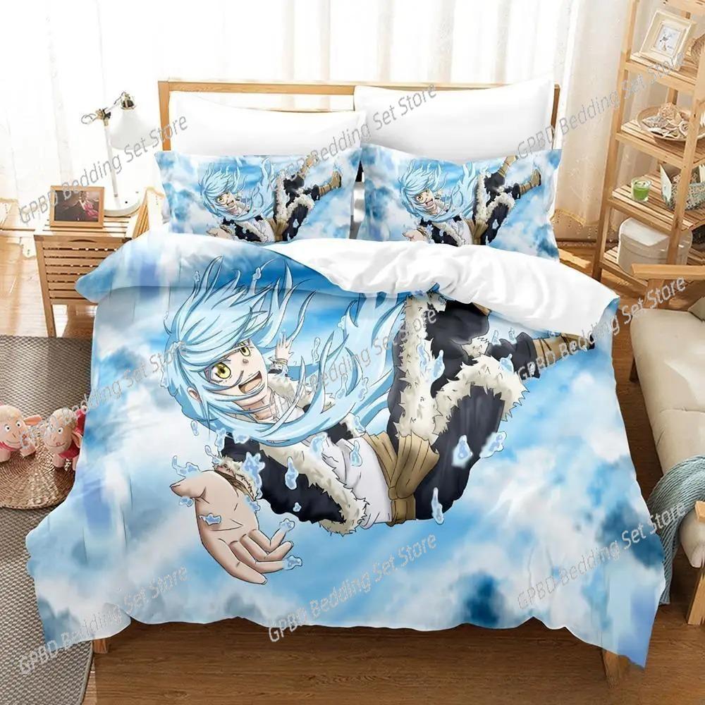 That time i got reincarnated as a slime 3D Bedding Set Duvet Cover Pillowcases Single Twin Full Queen Home Decor Quilt Boys Gift